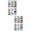 2400Pcs Assorted Page Tabs Stickers Writable Decorative Tabs for Books 9