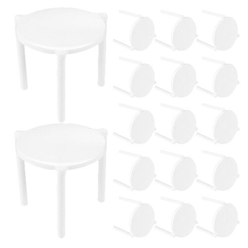 200 Pcs Plastic Pizza Tripods For Box Lid Support And Stacking