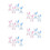20 Pcs Easter Bunny Felt Cutlery Holder Bag For Tableware Decor 8