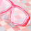Snorkeling Trempé Silicone Rosé Antibuée 10