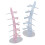 2Pcs Plastic Sunglasses Display Stand For Eyeglasses Storage 10