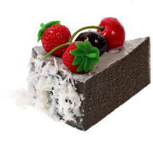 Artificial Fruit Cake Decoration Realistic Fake Dessert Model