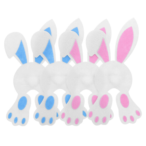 20 Pcs Easter Bunny Felt Cutlery Holder Bag For Tableware Decor 1