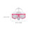 Snorkeling Trempé Silicone Rosé Antibuée 2