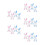 20 Pcs Easter Bunny Felt Cutlery Holder Bag For Tableware Decor 5