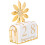 3 Sets Wood Calendar Block Office Perpetual Table Decor 1