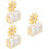 3 Sets Wood Calendar Block Office Perpetual Table Decor 9