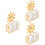 3 Sets Wood Calendar Block Office Perpetual Table Decor 8