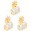 3 Sets Wood Calendar Block Office Perpetual Table Decor 4