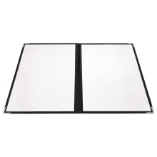 10 Pcs Transparent PVC Binder Cover Durable Looseleaf Menu Folder