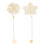 2Pcs Hollow-Out Alloy Leaf Bookmarks For Students 1