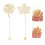 2Pcs Hollow-Out Alloy Leaf Bookmarks For Students 3