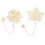 2Pcs Hollow-Out Alloy Leaf Bookmarks For Students 4