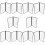 10 Pcs Transparent PVC Binder Cover Durable Looseleaf Menu Folder 6