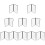 10 Pcs Transparent PVC Binder Cover Durable Looseleaf Menu Folder 9