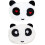 2Pcs Cotton With Panda Pattern Warm Nose Mouth 2