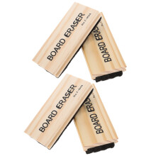 4Pcs Wooden Blackboard Erasers For Chalkboard White Board