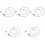 5Pcs Pet Urn Necklace Ashes Keepsake Pendant 5