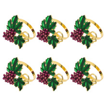 24 Pcs Grape Napkin Rings For Weddings Parties Holiday Dinners