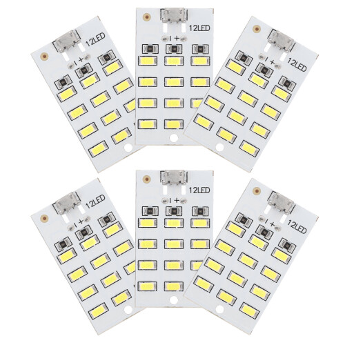 6Pcs Interior LED Light Panel 12 Leds Trailer Lighting