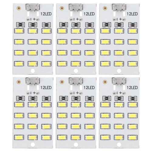6Pcs Interior LED Light Panel 12 Leds Trailer Lighting 2