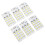 6Pcs Interior LED Light Panel 12 Leds Trailer Lighting 7