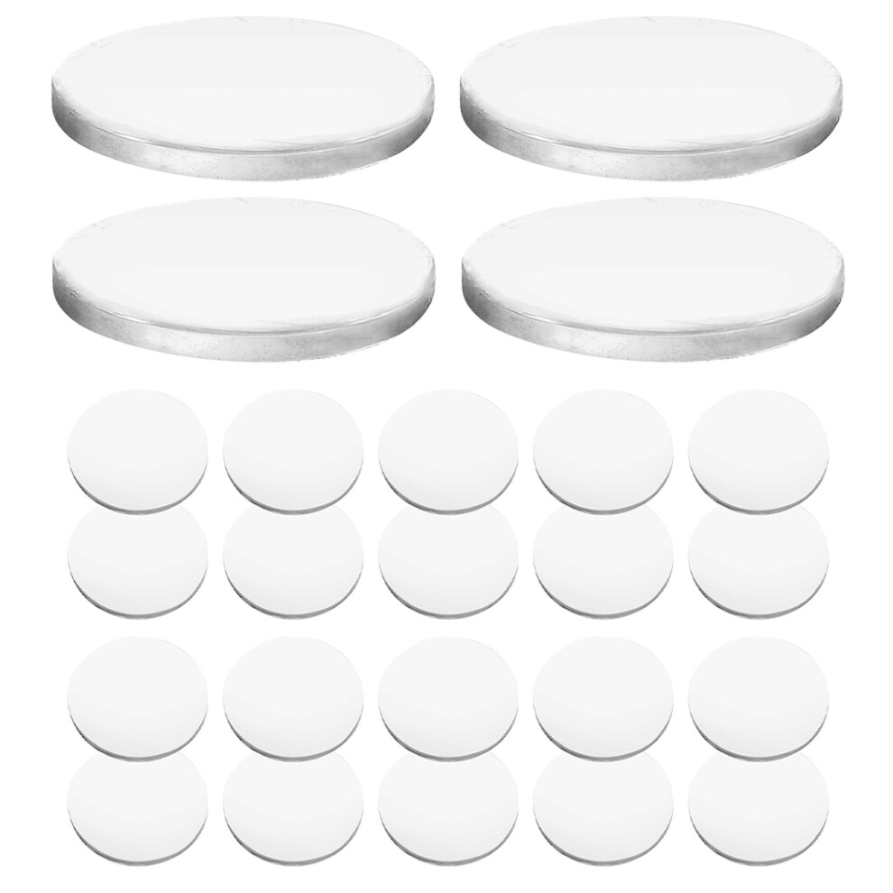 Villcase 30Pcs Acrylic Convex Lens 21Mm Handheld Reading Magnifier