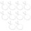 10pcs ear cleaning tool with adjustable magnifying lens, safe reliable 10