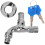 2 Sets Outdoor Faucet Single Handle With Lock Key 1