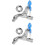 2 Sets Outdoor Faucet Single Handle With Lock Key 7