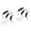 2 Sets Pot Lid Handle Grips Replacement Cookware Parts 5