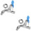 2 Sets Outdoor Faucet Single Handle With Lock Key 8