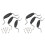 2 Sets Pot Lid Handle Grips Replacement Cookware Parts 3