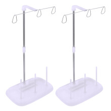 2pcs cone thread holder stand for sewing machine, spool organizer rack