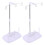 2pcs cone thread holder stand for sewing machine, spool organizer rack 1
