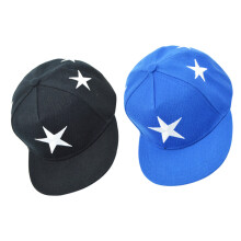 2Pcs Fashion Baseball Hat With Embroidery Stars For Kids Blue