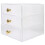 Drawer Type Storage Box Multi Layer Stackable Tabletop Organizer Clear 10