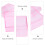 6Pcs Wedding Candy Boxes Square Plastic Gift Case Party Supplies Pink 3