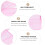 6Pcs Wedding Candy Boxes Square Plastic Gift Case Party Supplies Pink 2