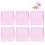 6Pcs Wedding Candy Boxes Square Plastic Gift Case Party Supplies Pink 7