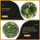 5Pcs Mini Eucalyptus Wreath For Candle Rings Table And Door Decor 9