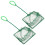 2Pcs Square Fine Mesh Fish Net For Aquarium Cleaning And Small Fish 9