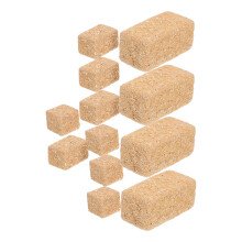 12Pcs Mini Hay Bales Faux Straw For Dollhouse Farm Decor