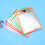 24Pcs Reusable Dry Erase Pockets Assorted Colors With Pen Case 8