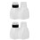 4 Pcs Clear Refillable Push Down Pump Bottle For Nail Polish Remover 7