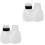 4 Pcs Clear Refillable Push Down Pump Bottle For Nail Polish Remover 5