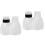 4 Pcs Clear Refillable Push Down Pump Bottle For Nail Polish Remover 6