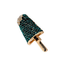Fashion Ice Cream Brooch Alloy Rhinestone Pin Jewelry Accessory