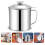 1Pc Oil Storage Bottle Stainless Steel Kitchen Container 3