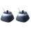 2Pcs Simple Ceramic Sugar Bowl Salt Pot Pepper Storage Jar For Kitchen 3